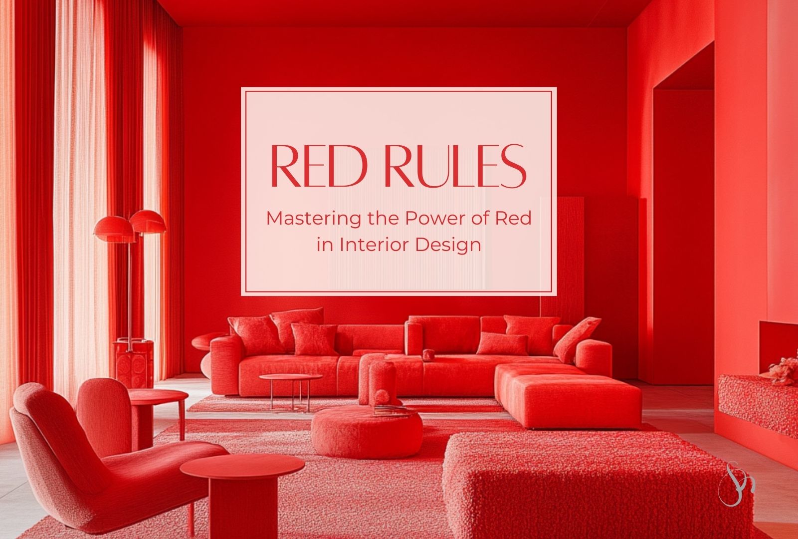 Red Rules: Mastering the Power of Red in Interior Design - S O N J A ...