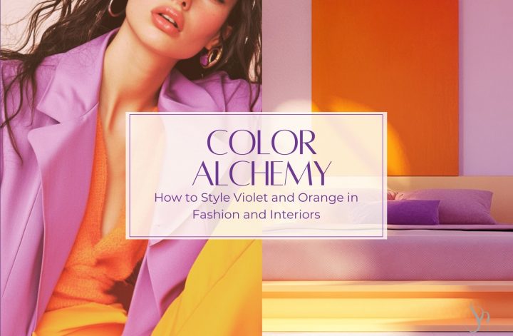 Pairing Violet and Orange in Fashion and Interior Design
