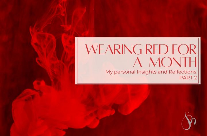 wearing red in december