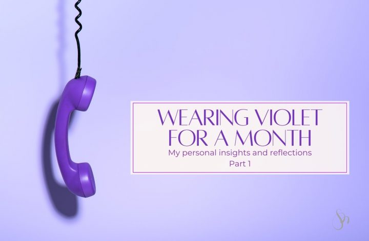 Wearing Violet for the whole Month