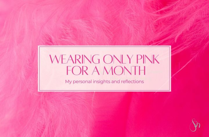 wearing only Pink for the whole month
